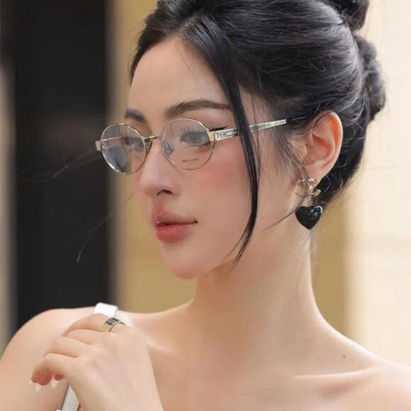 🕶️ New Saint Laurent SL692 OPT 002 Eyeglasses - Gold Frame - Picture 1 of 12